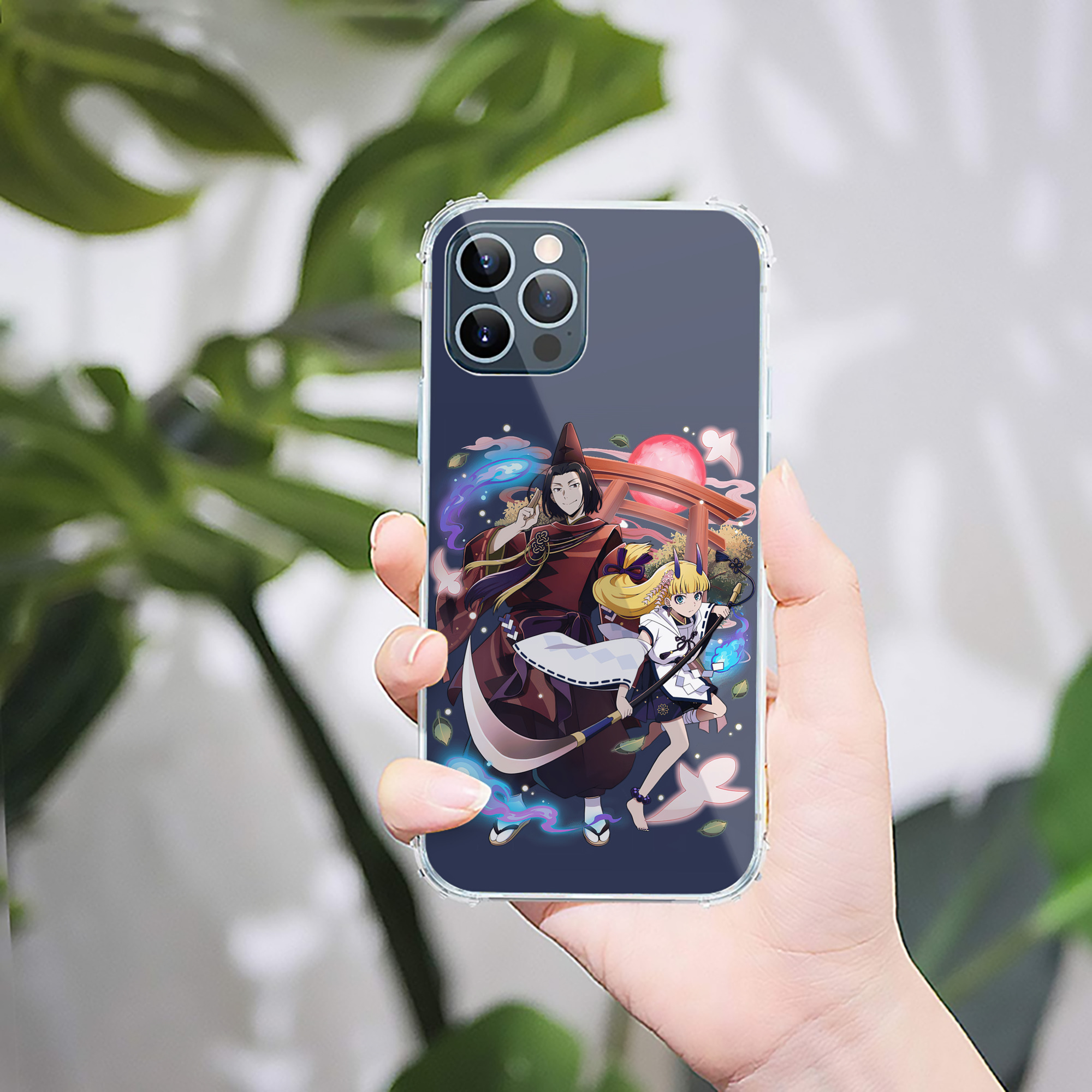 （画像用） 文豪ストレイドッグス Bungo Stray Dogs 【iPhone 12シリーズ対応】透明スマホケース（クリアソフトケース）